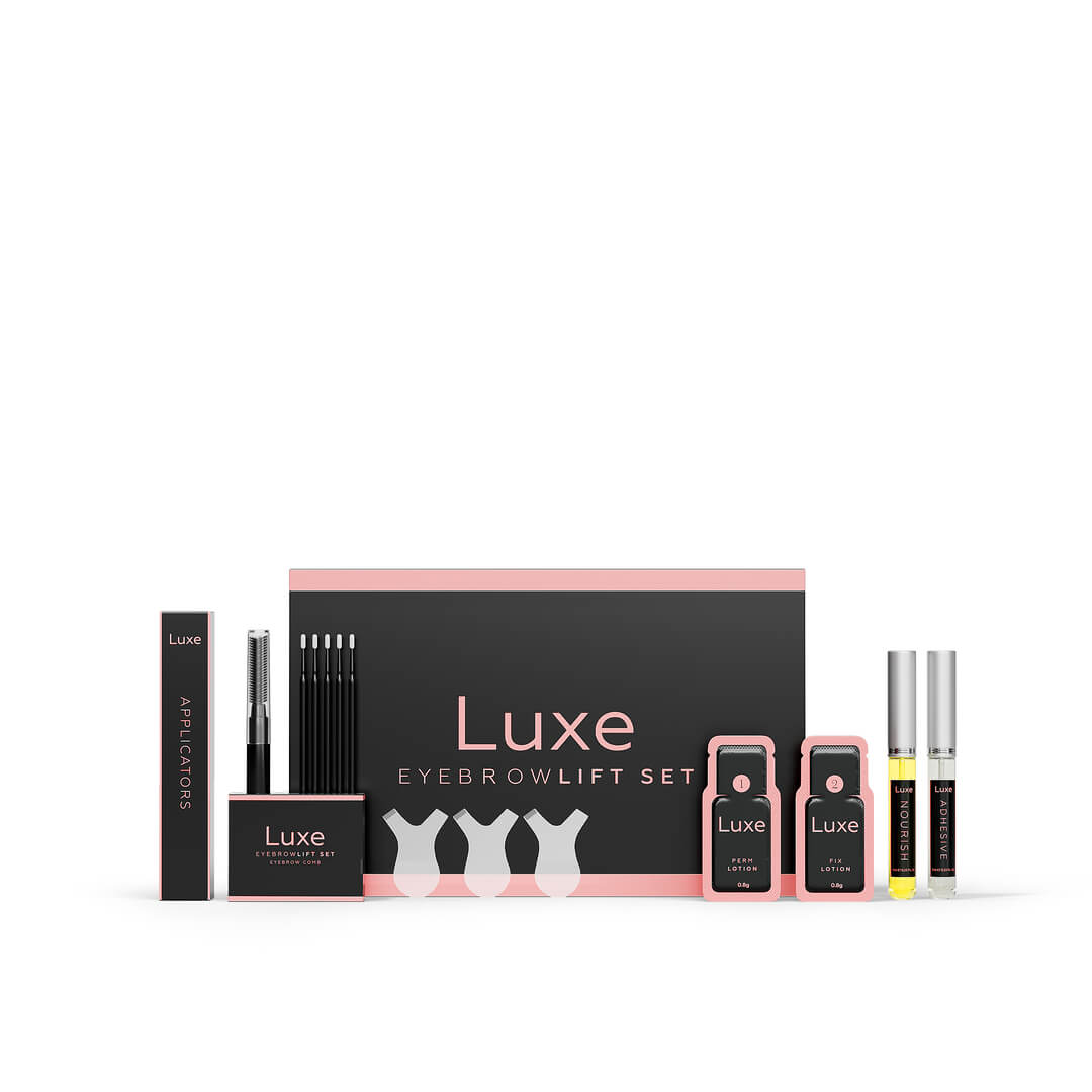 Ögonbrynslyftset, Luxe ögonbrynslyftset, laminering av ögonbryn, Luxe Cosmetics, Eyebrow Lift Set, Eyebrow Lift